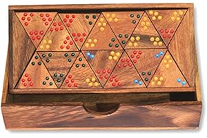 Namesakes® Triominoes – Jeu de Dominos pour Adultes et Enfants - fabriqué à la Main à partir de Bois précieux - Jeu de Voyage - Idée Cadeau de Noël
