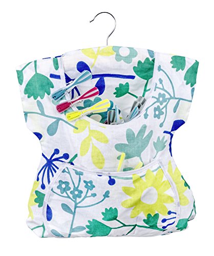 WENKO 3714010100 Wäscheklammer-Kleid, 100 % Baumwolle, 33 x 37 x 1 cm, Mehrfarbig - 2