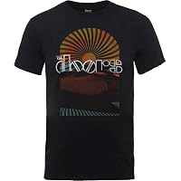 The Doors Live At Hollywood Bowl Official T-Shirt - Unisex Black Band Logo Tee