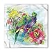 Produktbild tgyew Parrot Bandana, Flowers Parrots Love, Unisex Head and Neck Tie,23.6 * 23.6inch