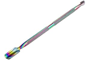 Pousse-cuticules,Sensail Grattoir en acier inoxydable Vernis à ongles Art Manucure outils Resurrection Push Outil repousse Pince à Cuticules Métallique Ciseaux Coupe Remover