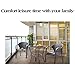Rabbitgoo® No Glue Static Cling Privacy Window Film Frosted Films UV Protection Window Sticker Use in Office Home Bathroom Living room Kitchen Glass Window Film 90*200CM
