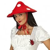 Color: Rojo, Color blanco Seta sombrero Seta Seta Gorro Seta tocado setas de la suerte animal de carnaval sombrero gorro de animales