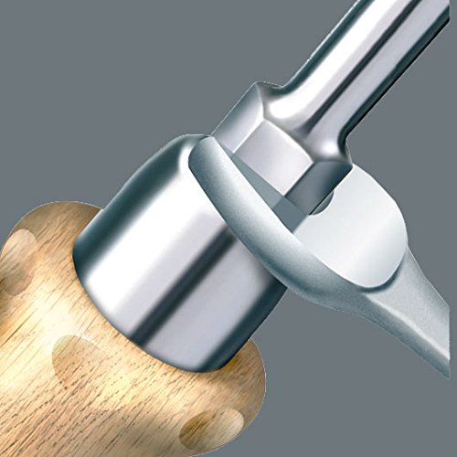 Wera 930/935/6 Schraubendrehersatz, Schraubendreher mit Holzgriff, Schlagkappe und Schlüsselhilfe, 6-teilig, 05018251001 - 4