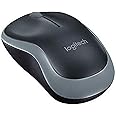 Logitech M185 Wireless Mouse Grey 910-002235 3 Buttons/1000Dpi/2,4Ghz