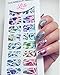 New ThumbsUp Nails Lite - 1000 Pieces Shattered Glass Nail Wraps 20 Wraps / Pack