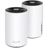 TP-Link Deco XE75(2-Pack) &ndash; WiFi 6E Mesh System, AXE5400, Triband | Whole House WiFi Coverage. Unified Network. Gigabit ports