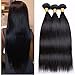 Produktbild Haafee Haarverlängerun Brazilian Pure Straight Hair 100% Echthaar 8a Grade virgin hair unprocessed hair 300 Gramm 3 Bundle 22cm 24cm 26cm (55" 60" 65")