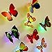Price comparison product image Altsommer Self Adhesive Wall Stickers,1 Pcs Wall Stickers Butterfly LED Lights Wall Stickers 3D House Decoration Creative Art Home Decor (Butterfly)