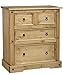 Chest Of 2 Over 2 Drawers Wooden Bedroom Living Room Furniture