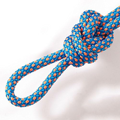 LDFN Rock Climbing Rope, Outdoor Climbing, Auxiliary, Tie Rope, Tent Rope, Clothes Line, Emergency Ropes,Blue-20m*6mm