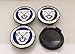 Produktbild Radkappen-Set 4 Stück für Jaguar Blau Logo 59 mm x Type XK XF XJ XJ8 XJ6