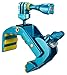 Produktbild iSHOXS Shark - Universal Action-Kamera Mount (28-65mm Klemmbereich), Aluminium Klemm-Halterung für GoPro Action-Cams, Blau
