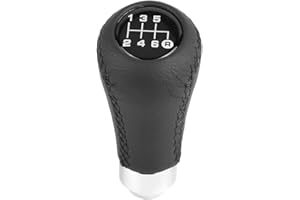 YOSOO HEALTH GEAR 6-biegowa gałka zmiany biegów, 6-biegowa uniwersalna skrzynia biegów do pojazdów automatycznych, głowica adaptera gałki zmiany biegów (czarna)