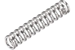 TA-VIGOR 10Pcs Compressed Spring, 6mm OD,1mm Wire Size,15mm Compressed Length,30mm Free Length Dual Extended Durable Dual Hook Tension Spring for Furniture Screen Doors Repair Projects