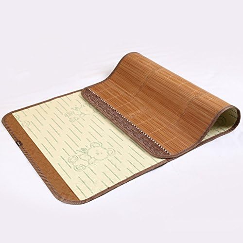 RZMLX Summer Sleeping Cool Mat Cold Fabric Double-sided Smooth Natural Breathable Cute Small Bamboo, 4 Sizes Available (Size : 130x70cm)