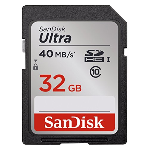 SanDisk SDSDUN-032G-FFP Ultra SDHC bis zu 40 MB/Sek, Class 10 Speicherkarte