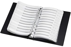 Fasizi 1% 0603 SMD Resistor Surtido Carpeta (0 ohm-10M ohm) 170value x 50pcs = 8500pcs libro de muestra