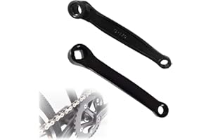 ZHYUAN 2 Pezzi Braccio manovella,170MM,Pedivella per Bicicletta,Pedivella Braccio,Braccio a manovella per Bicicletta,Pedivelle per Bici, Adatto per Bici da Strada, Mountain Bike, Bici Pieghevoli