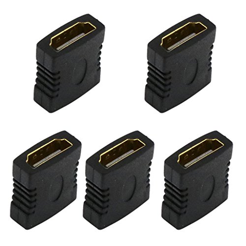 MagiDeal 5 Stück HDMI Adapter F / F Buchsenkoppler mit vergoldete Schnittstelle - 3