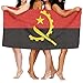 Produktbild Caps big Beach Towel Flag of Angola 80" X 130" Soft Lightweight Absorbent for Bath Swimming Pool Yoga Pilates Picnic Blanket Towels