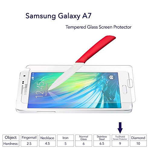 Samsung Galaxy A7 Tempered Glass Screen Protector,Ultra Thin 0.26mm Scratch Resistant Tempered Glass Screen Protector… - Image 6