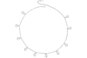 Tusuzik Collana Donna Collana Infinito 925 Argento Sterling Regolabile Collana con Bianco/Rosso 5A Cubic Zirconia，Regali di Gioielli per Mamma Moglie Fidanzata con Confezione Regalo