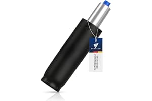 BEMACOM Gasdruckfeder Bürostuhl Gasdruckdämpfer belastbar bis 200kg - Druckfeder Gasfeder Gaslift für Bürostuhl, Drehstuhl, Hocker, Barhocker, Chefsessel - 290-690mm Länge (350 mm Gesamtlänge Schwarz)