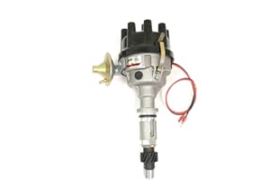 Pertronix D175510 Flame-Thrower Rover 8 cyl Plug and Play Vacuum Advance Cast Electronic Distributor with Ignitor Technology