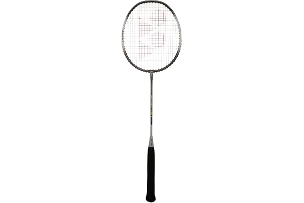 Yonex ZR 100 Light Aluminium Badminton Racquet with Full Cover Made in India Dark Charcoal