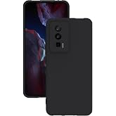 Siyah Xiaomi Poco F5 Pro ile Uyumlu Kılıf Silikon Rubber Telefon Kılıfı ve Kabı Darbe Emici, İnce ve Yumuşak Dokulu, Kaymaz T