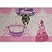 JVL Girls Princess Treasure Toy Chests Storage Boxes with Metal Clasp and Rope Handles - Set of 3