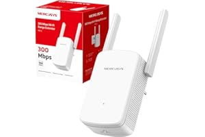 Mercusys TP-Link ME12 Ripetitore WiFi, Velocità Single Band 300 Mbps, Ripetitore WiFi Potente per Casa, 2 Antenne Esterne, Potenzia Copertura, Amplificatore, WPA3-PSK, Easy Setup