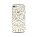 Produktbild KSHOP Hülle Crystal Case Schutzhülle Cover für iphone 6/iphone 6s 4.7" Hülle TPU Silikon Schlank Durchsichtig Transparent kratzfeste stoßdämpfende - Designs Mandala grün Türkis