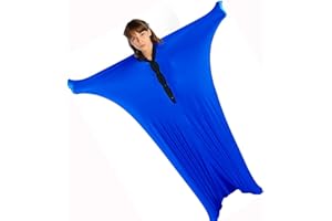 DELVOYE Chaussette Sensorielle Sac Sensoriel for Enfants Autistes Et Adultes Couverture Calme for Enfants Autistes, TDAH, Trouble du Traitement Sensoriel (Color : Sky Blue, Size : S-102 * 69 cm)