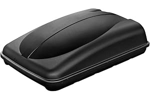 LAMPA Nordrive N60110 Box 280, Dachbox für Autos aus ABS, 280 Liter, schwarz geprägt