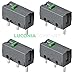 Produktbild 4er Pack Omron Ultra SUBMINIATURE Basic Micro-Schalter d2fs-f-n gerade Pin Plunger PCB Terminals SPST Maus