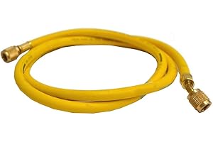 ZEWOOL Flessibile tubo frusta ridotta 1/4 x 5/16 sae - COLORE GIALLO