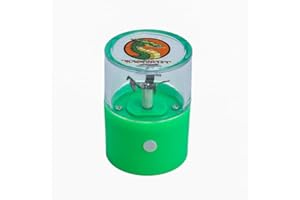 DRAGONPUFF Powercharge Electic Herb Grinder Upgraded Portable Dry Herb Tobacco Crusher (Green)