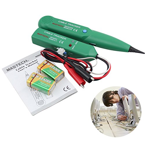 VINGO® Netzwerk kabel tester Kabel Crimpwerkzeug RJ10,11,12,45 LAN, ISDN+50 Stecker Netzwerk-Kabeltester Analyzer Werkzeugsatz - 5