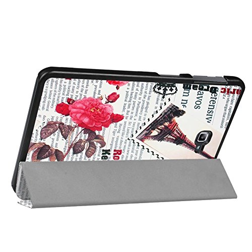 Tablette Samsung Tab A T580 10.1 Hülle, Folio Slim Kunstleder Schutzhülle Flip Cover für Samsung Galaxy Tab A (2016) SM-T580N/T585N 25,54 cm (10,1 Zoll) mit Multi-Standfunktion (#2 Vintage Zeitungen) - 5