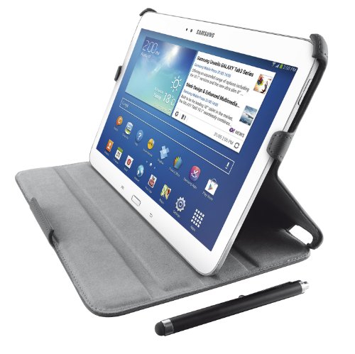 Trust Stile Folio und Stand mit stylus für Samsung Galaxy Tab 3 10.1 schwarz