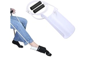 BESTBUY Healthman Sock Aid, Stocking Assist Slider for Seniors Elderly with Foam Handles (Standard Style)