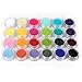 Fashion Gallery 24 Colour Velvet Flocking Powder Velvet Manicure Nail Art Polish Set