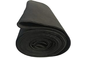 SOFIALXC Hochtemperatur-Schweißdecke aus Graphitfilz, schützt den Arbeitsbereich vor Funken und Spritzern, 1 Stück, 5 mm x 200 mm x 1230 mm.