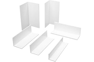 2 metros | Perfil angular | isósceles | PVC | blanco | Hexim | HJ 327