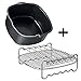 Produktbild Philips HD9220 HD9230 HD9240 echten Luft Fritteuse Double Layer Regal Rack + Backform