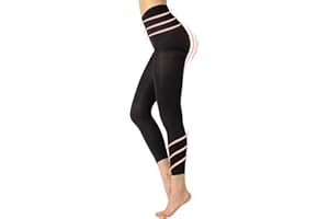 CALZITALY Leggings Riposante e Modellante, Pantacollant Microfibra, Compressione Media 8 mm/HG, Shaper & Push Up | 100 den | Nero | S, M, L, XL | Made in Italy
