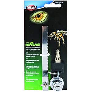 Trixie 76224 Terrarienschloss für Schiebetüren, mit Schlüssel