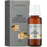 Venatura Vitamin D3 K2 (Menakuinon 7) Drop 20 mL AROMA-FREE Color